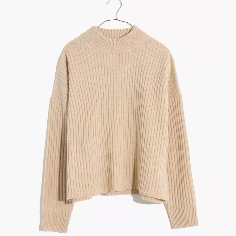 NWT Madewell Cashmere Mockneck Sweater (XS)